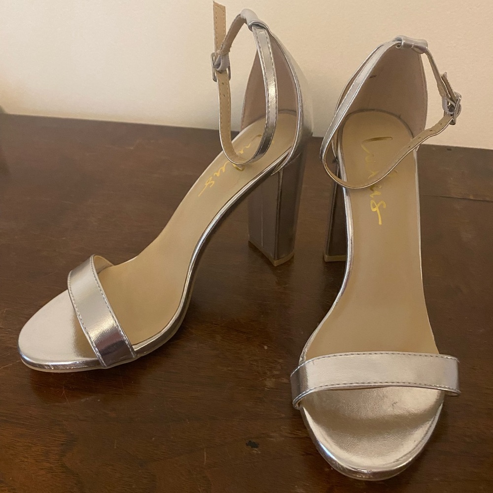 Silver heels